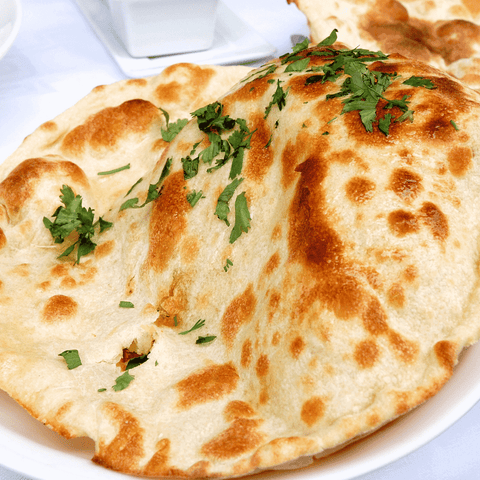 Garlic Naan Grilled Cheese