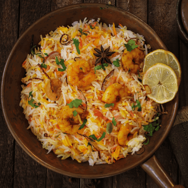 King Prawn Biryani 