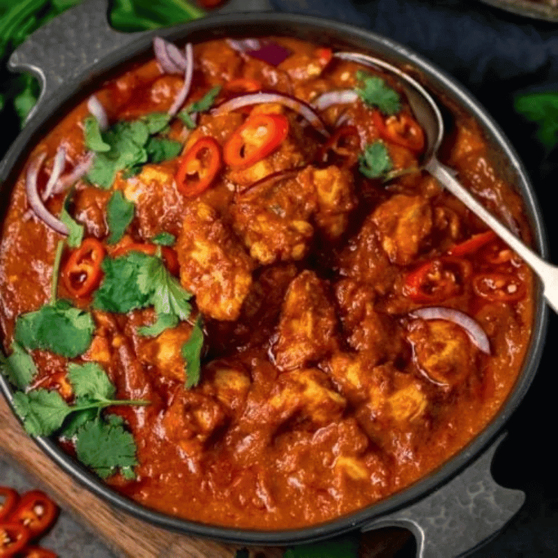 Cooked Chicken Curry 