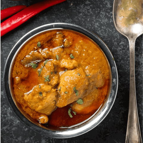 Cooked Chicken Curry 