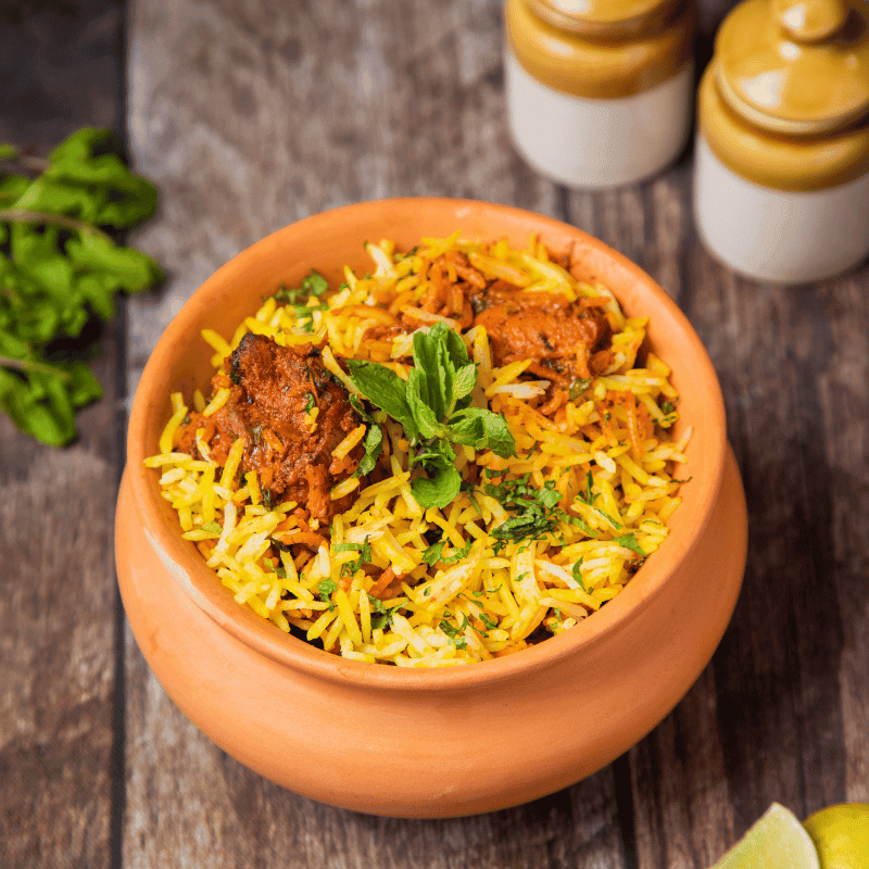 Tikka Biryani (Chicken/Lamb/Prawn) - Royal Indian Curry